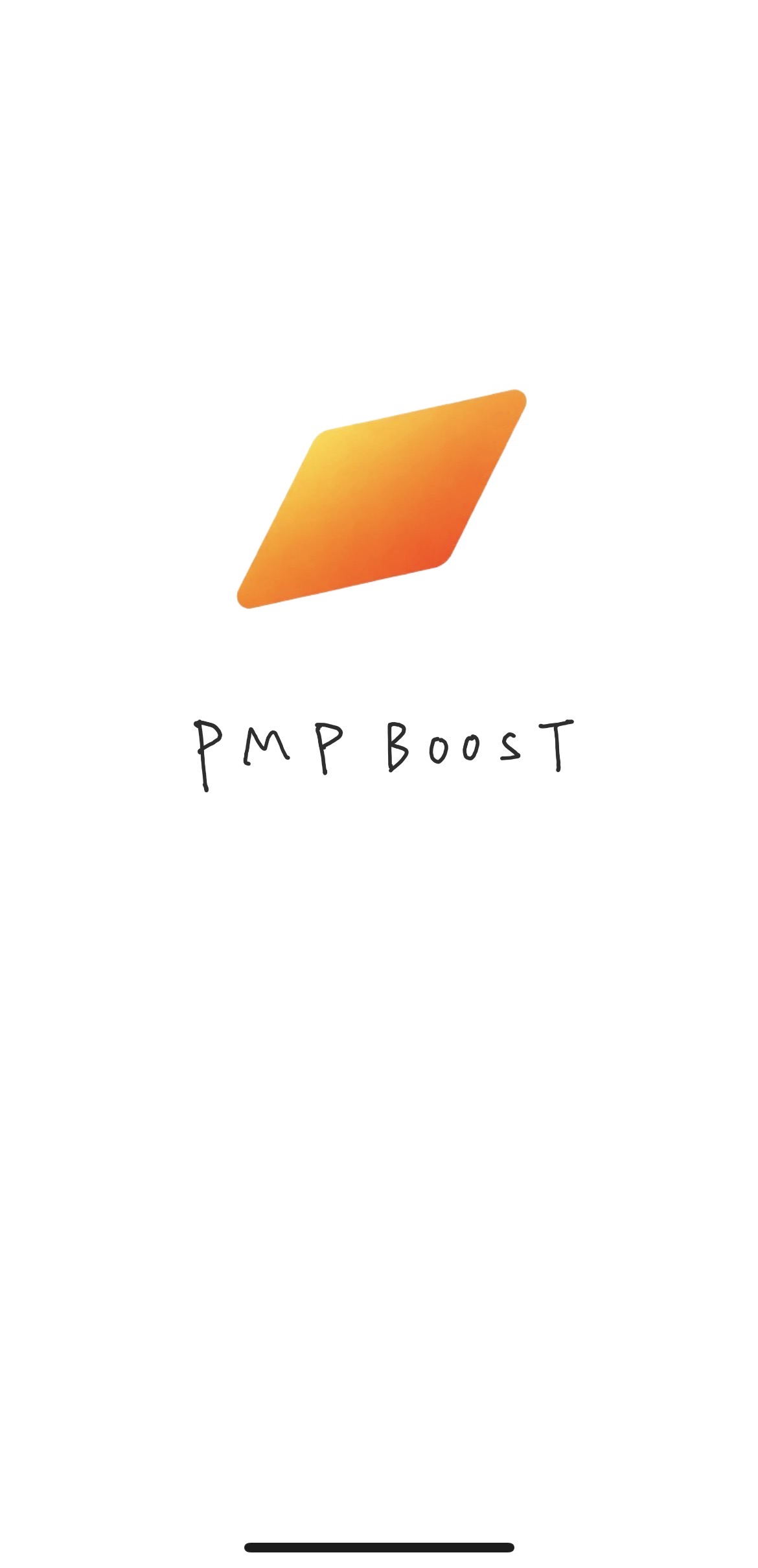 起動画面：PMP BOOST